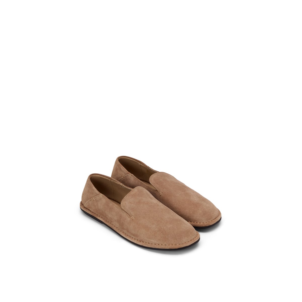 Loafer modèle Alvette en cuir velours doux marron clair, MARC O'POLO
