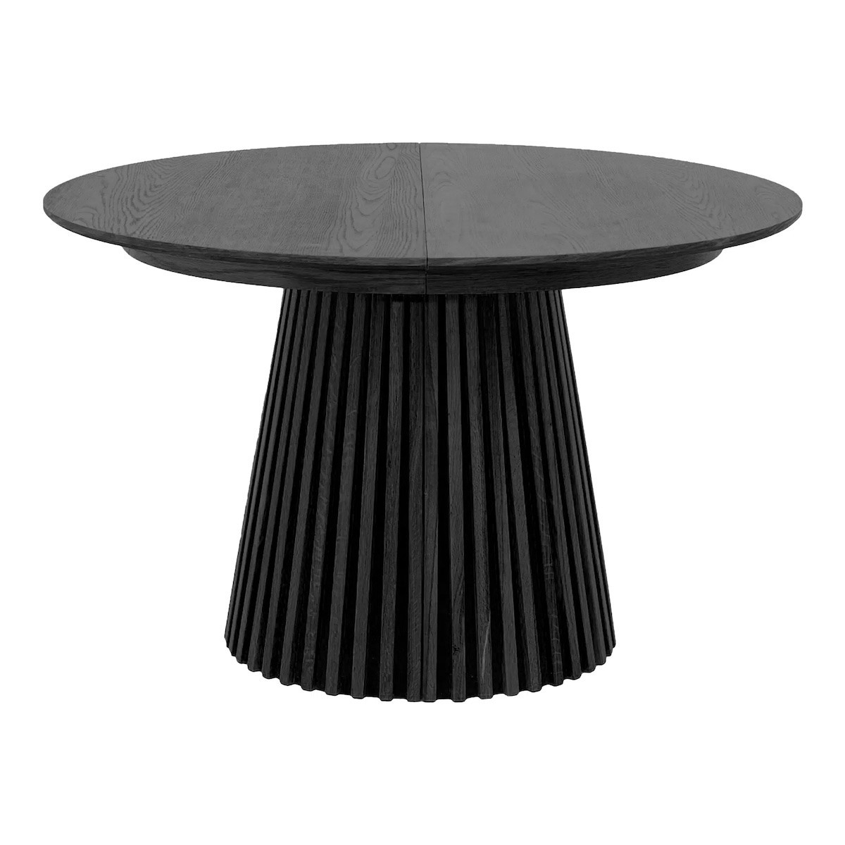 Table ronde extensible en bois D120 - OSAKA noir, HOUSE NORDIC