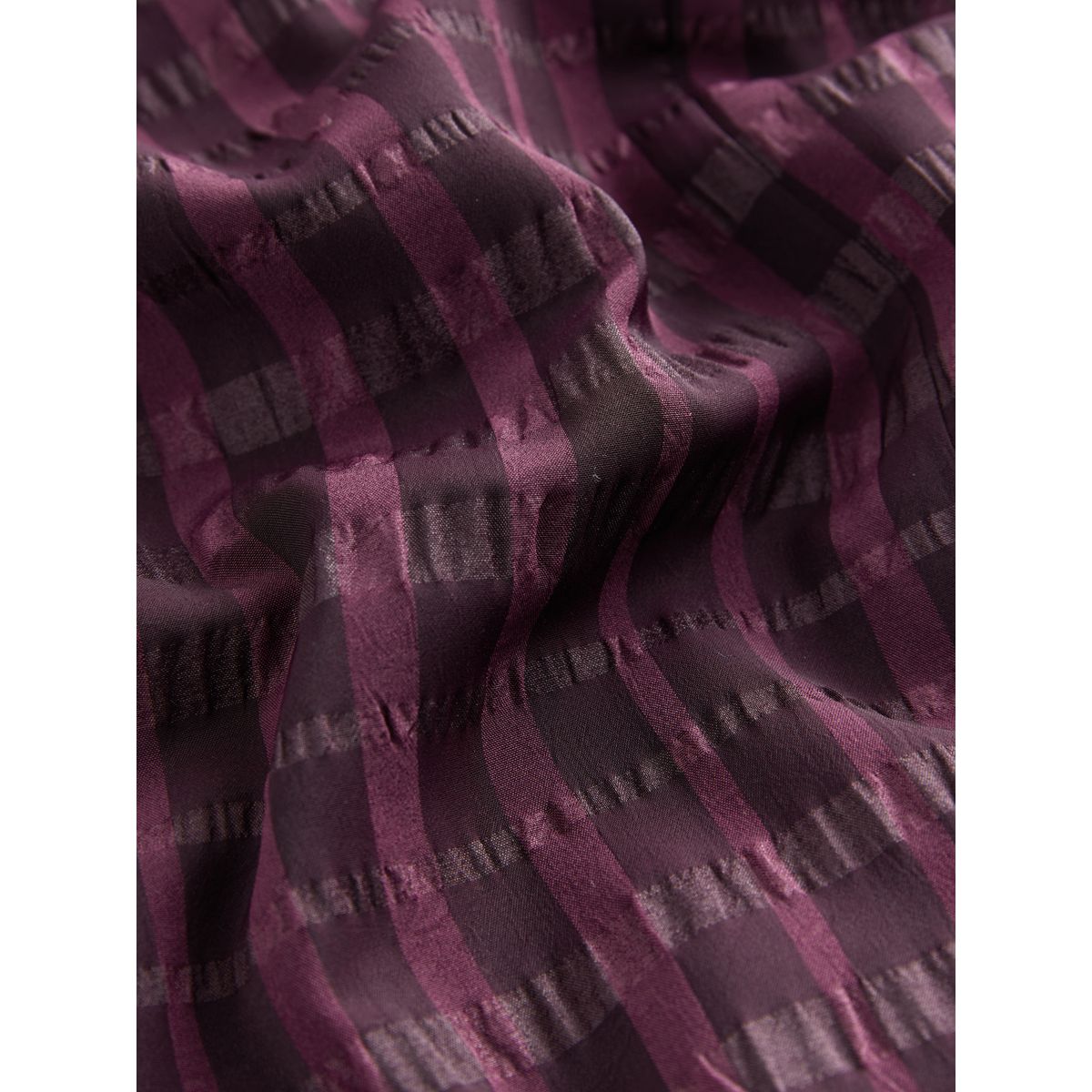 Robe courte à manches longues avec volants bordeaux check, NEXT