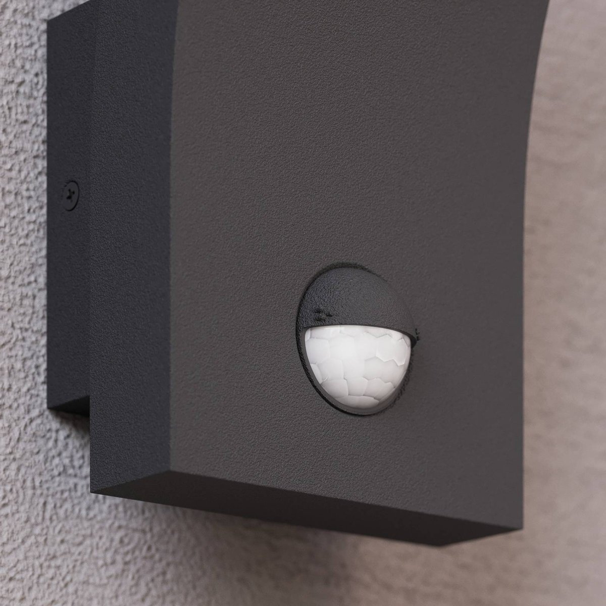 Applique extérieure en aluminium moderneLED gris graphite, blanc, LUCANDE