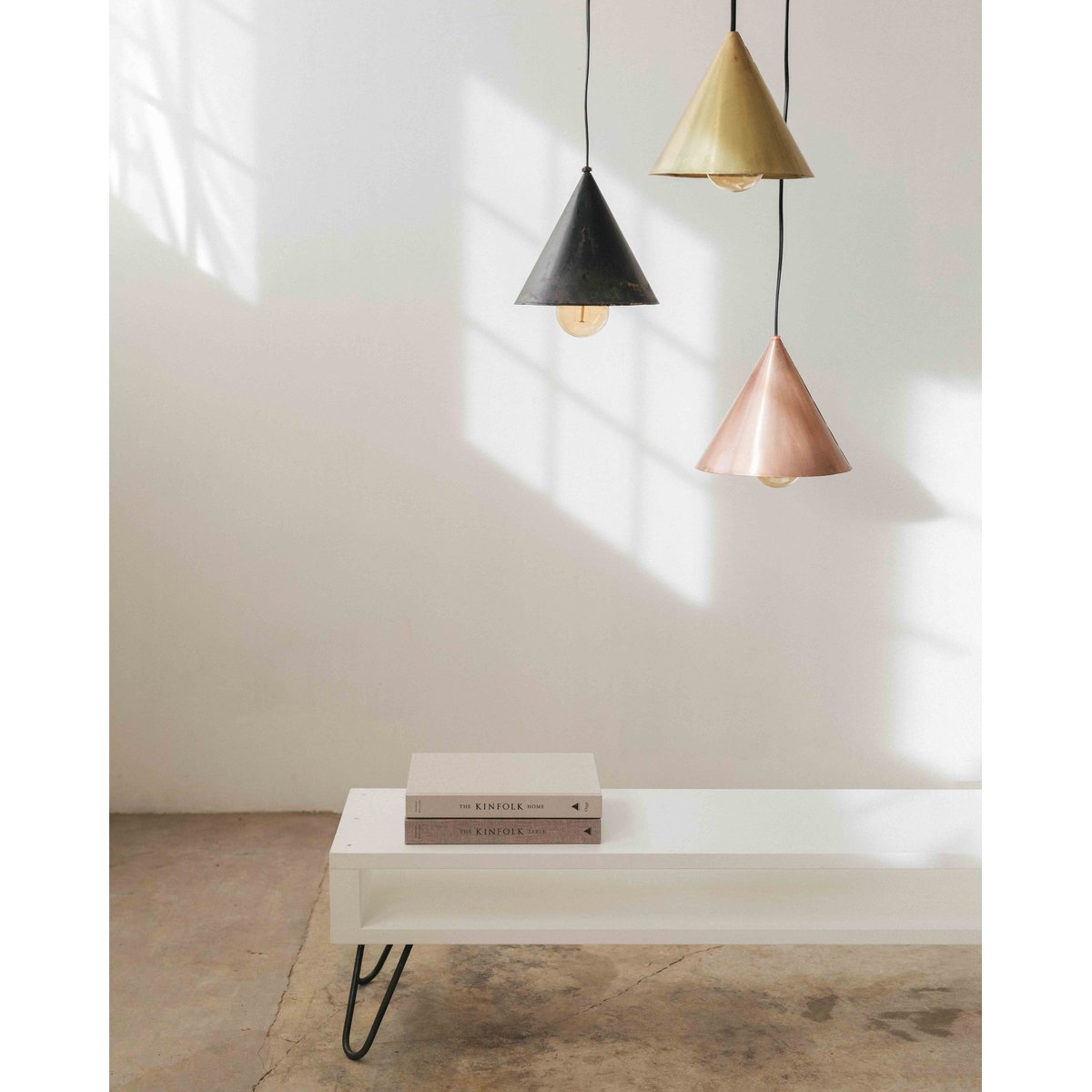 Suspension abat-jour fer noir 30 cm - REMEI v002228, HANNUN