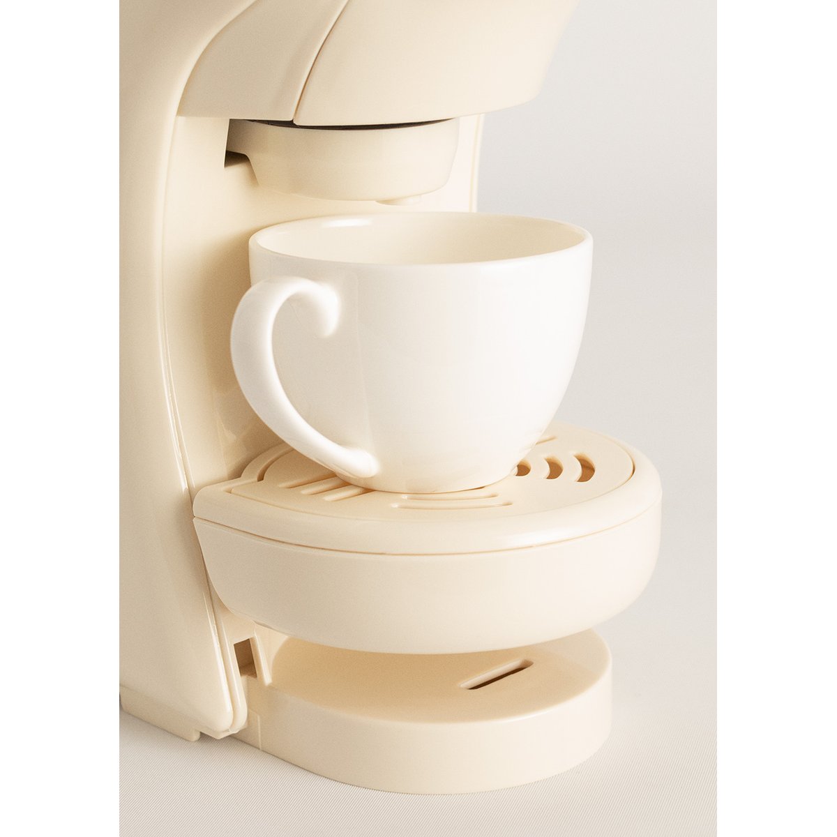 Machine à expresso multi-dosettes/Mousseur à lait blanc cassé, CREATE