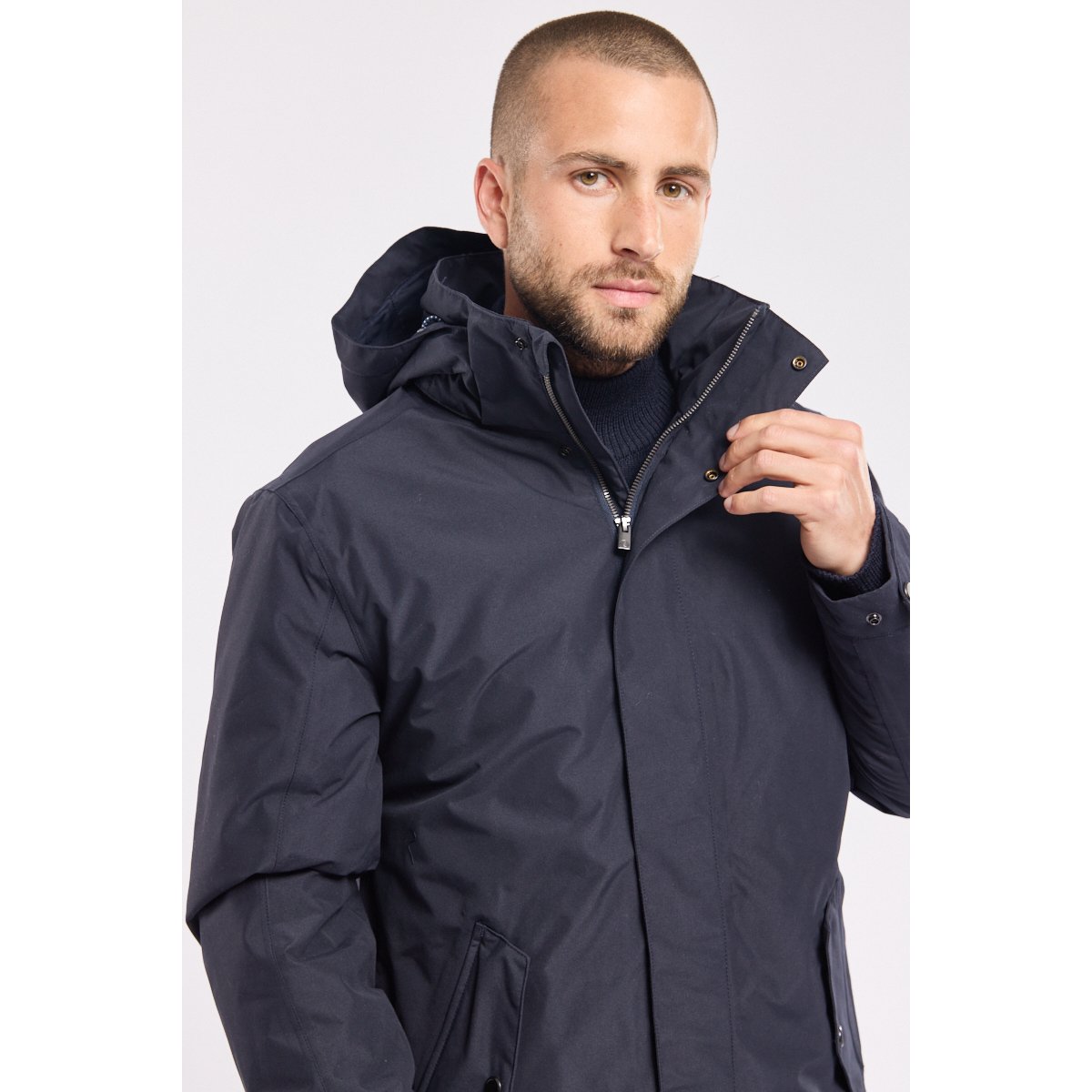 Parka Sympatex® imper-respirante HART navy, BERMUDES