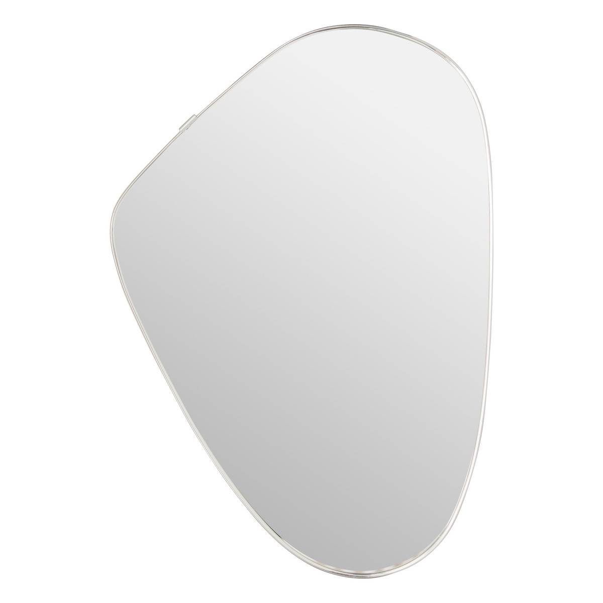 Lot de 4 miroirs muraux formes organiques ROMAN argent, ATMOSPHERA