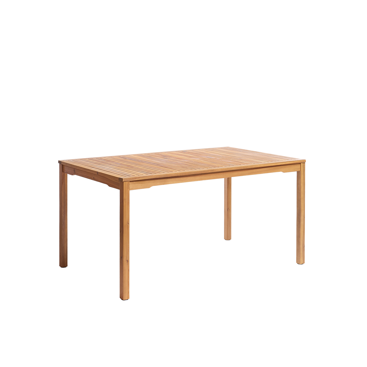 Table de jardin en acacia massif 150 cm MILOS naturel, BERAH GETAH