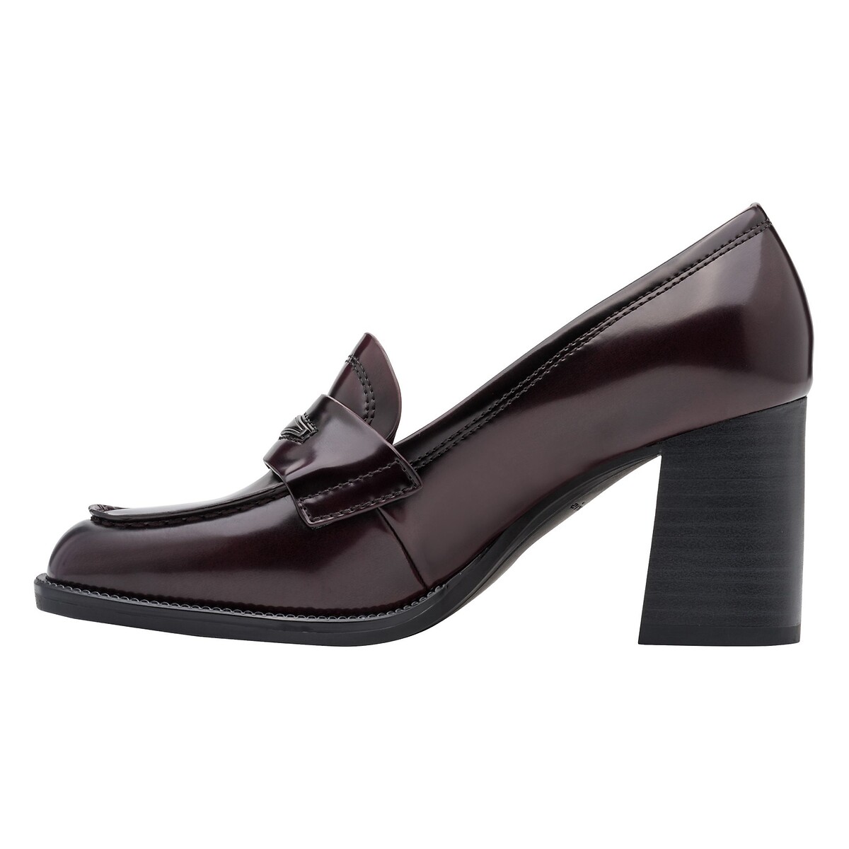 Mocassins à talons merlot, TAMARIS