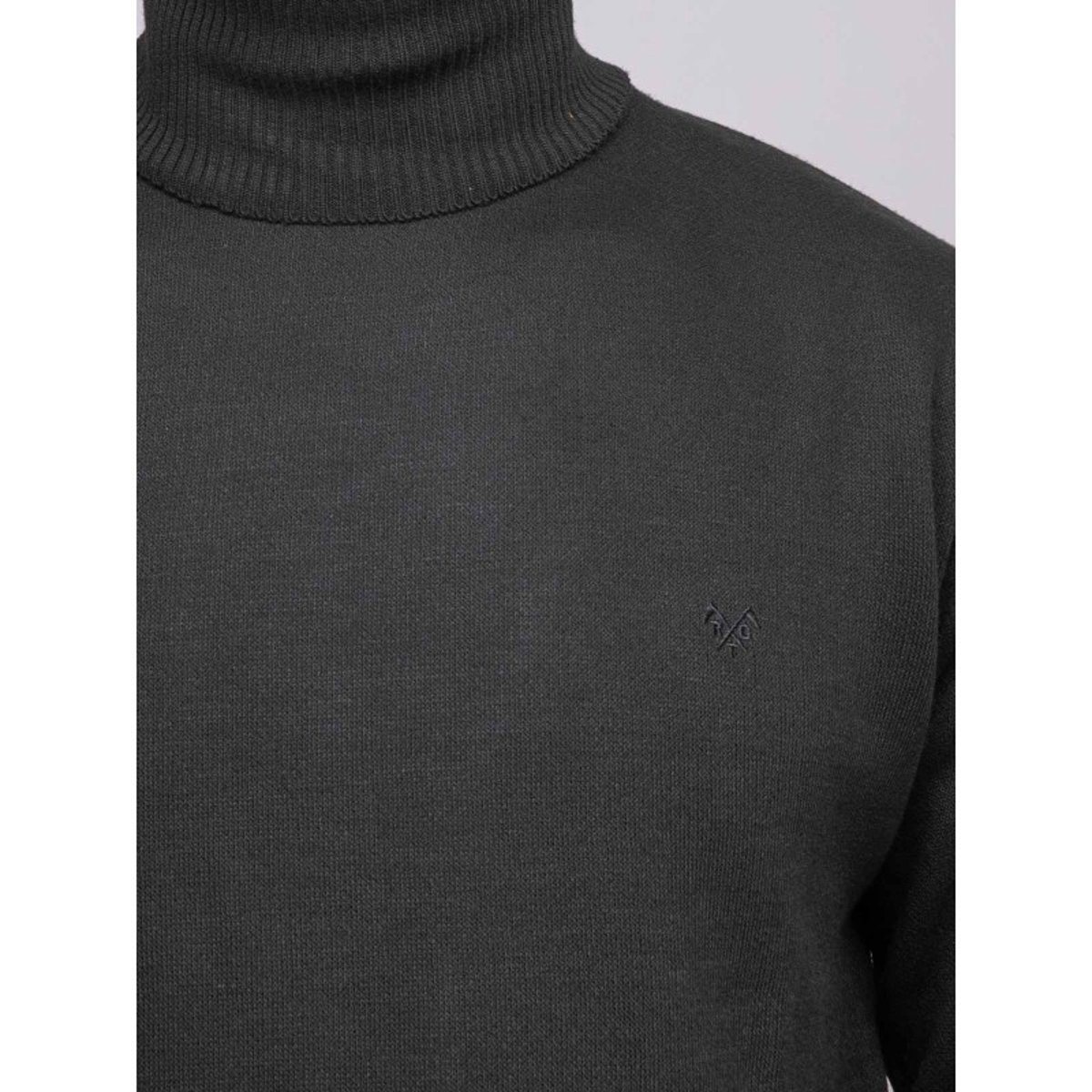 Pull Col Roulé Larlequin noir, RITCHIE