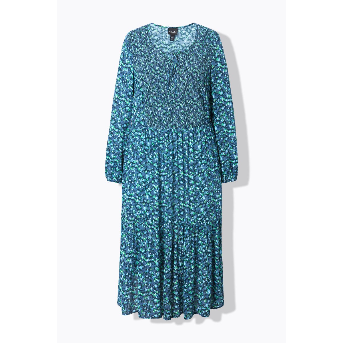 Robe midi à fleurs marine, ULLA POPKEN