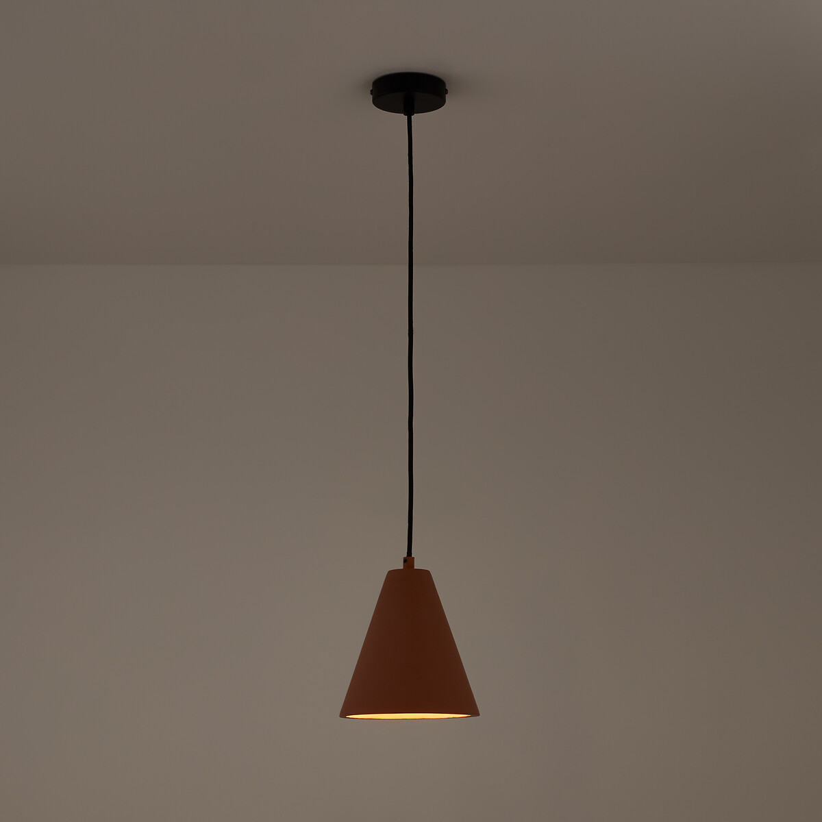 Arida 18cm Diameter Terracotta Concrete Ceiling Light terracotta, LA REDOUTE INTERIEURS
