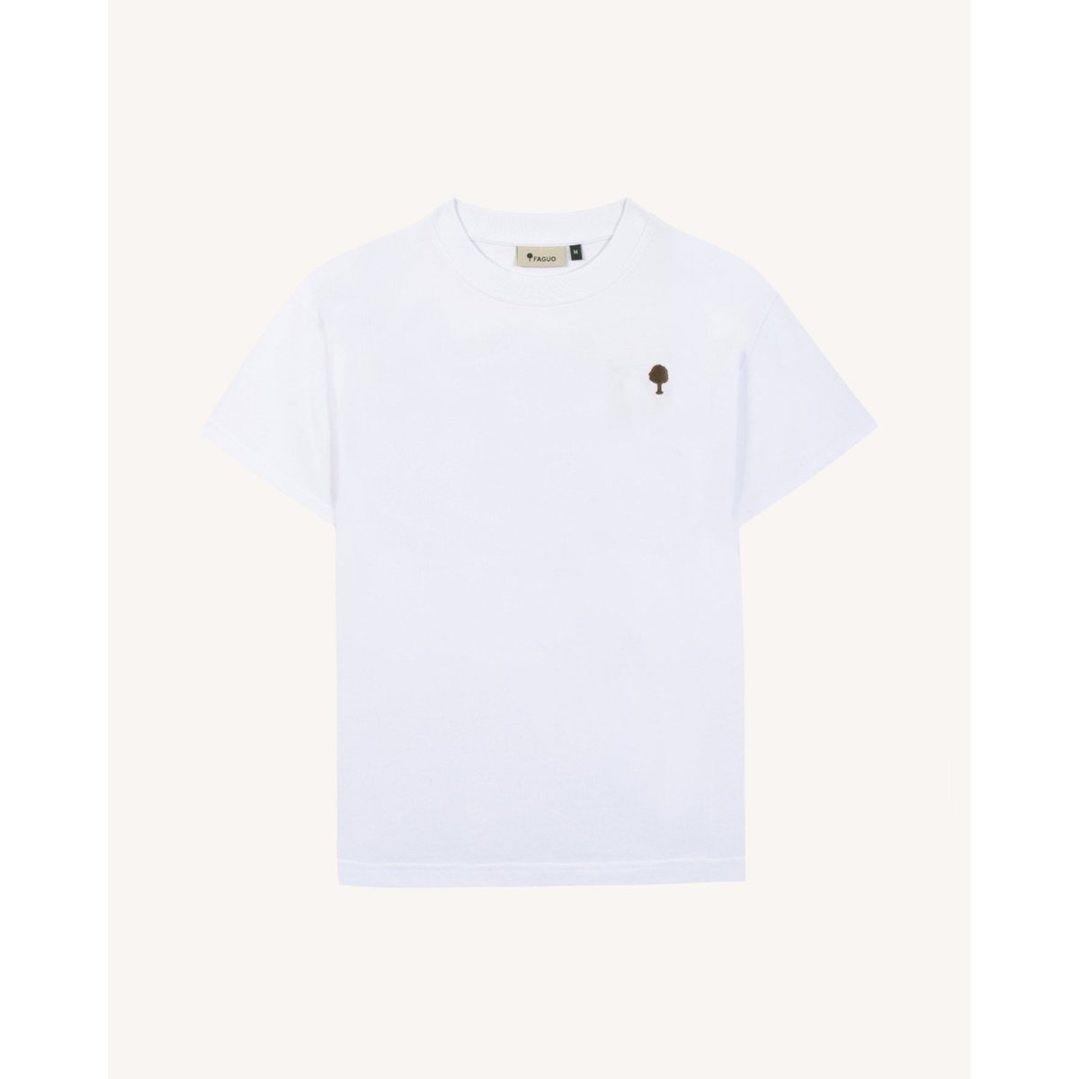 T-shirt en maille blanc, FAGUO