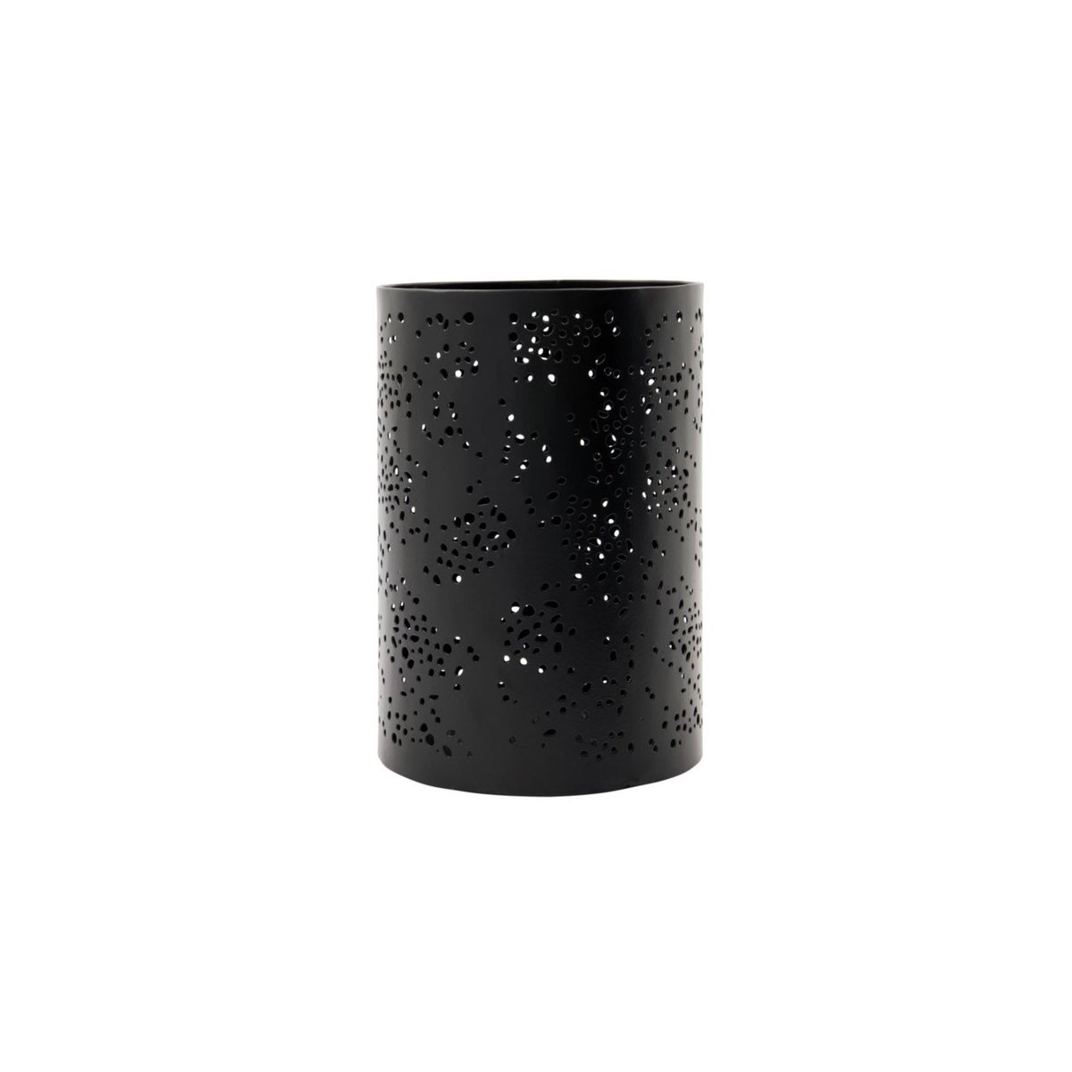 Photophore Rando h 19 cm noir, HOUSE DOCTOR