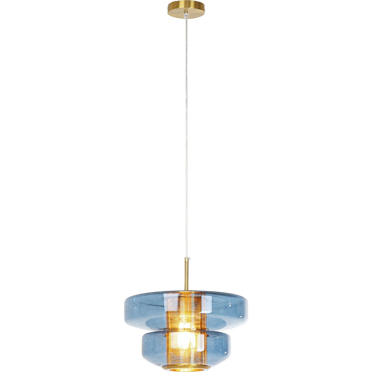 Suspension en verre, ARCADIA bleu, KARE DESIGN