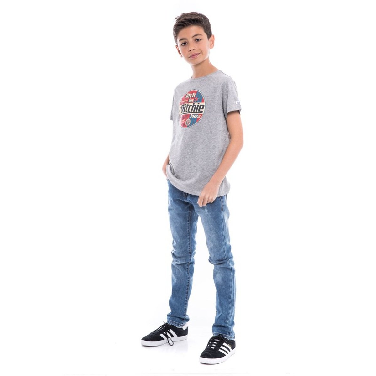 T-shirt Pur Coton Organique Nagel gris, RITCHIE
