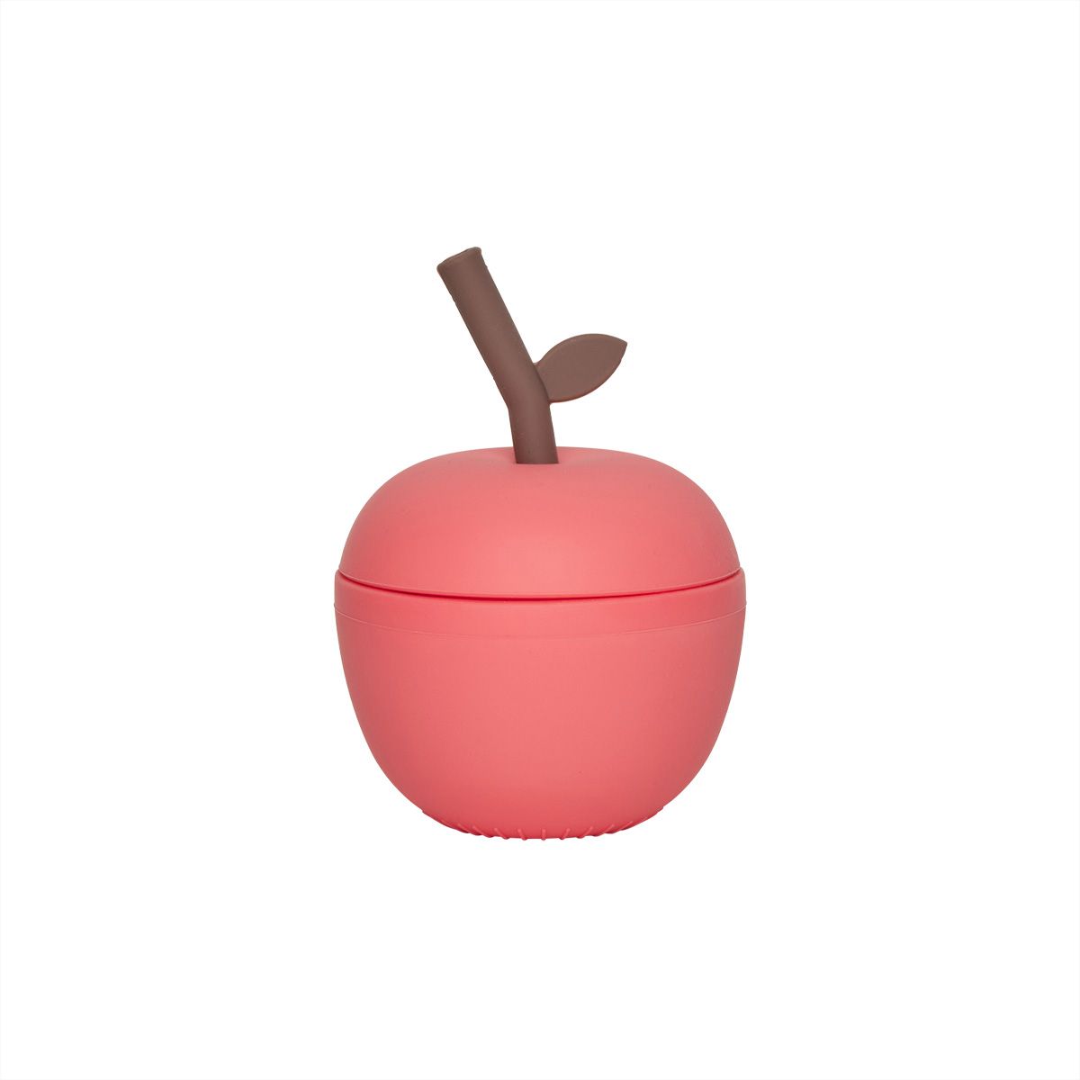 Tasse en silicone à thème alimentaire MINI rouge, OYOY LIVING DESIGN