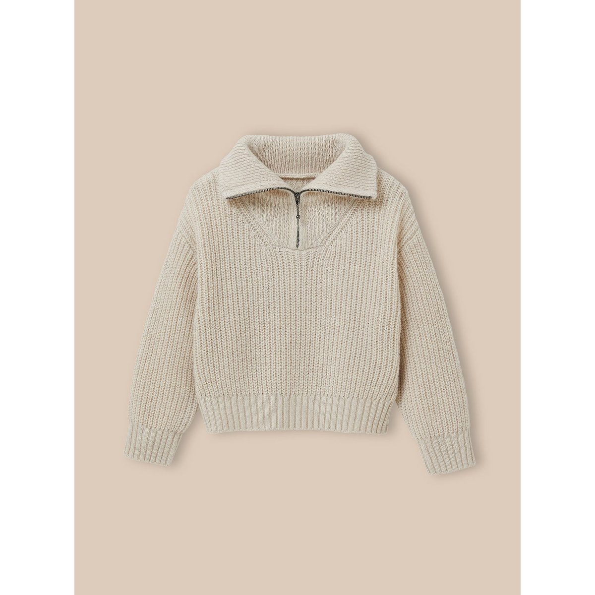 Pull camionneur ecru chine, CYRILLUS