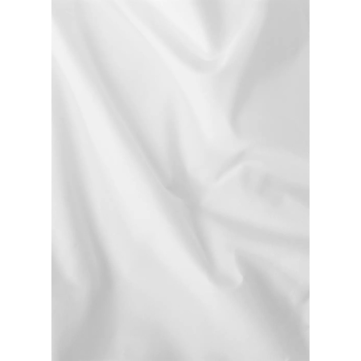 Drap-housse percale de coton lit 160 cm blanc, MANGO HOME