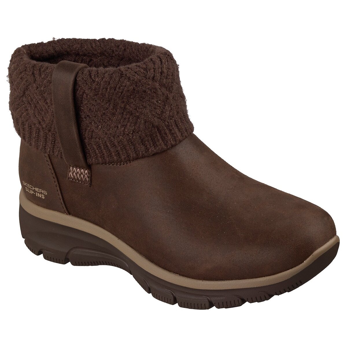 Stivaletti Slip-Ins: EASY GOING - COZY WEATHER 4 cioccolato, SKECHERS