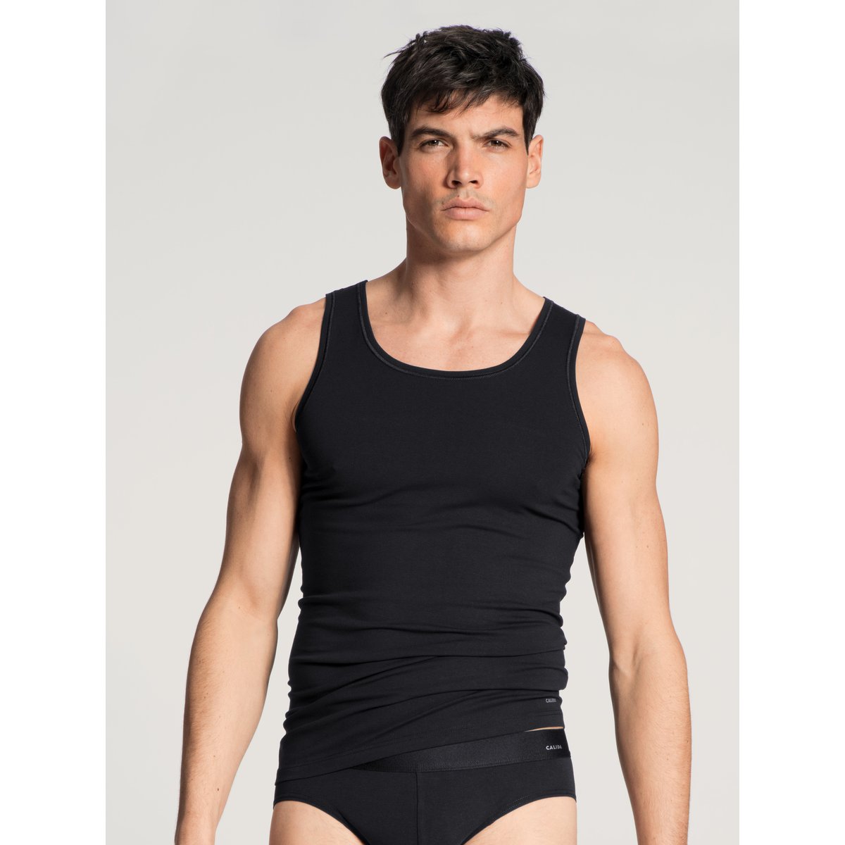 Debadeur sans manches Coton COTTON CODE noir, CALIDA
