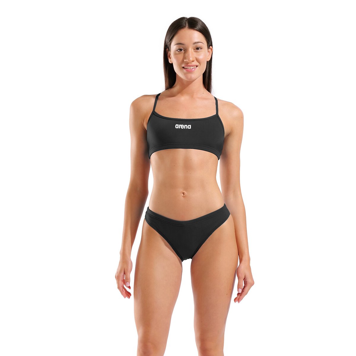 Costume da nuoto 2 pezzi MAXLIFE nero/bianco, ARENA