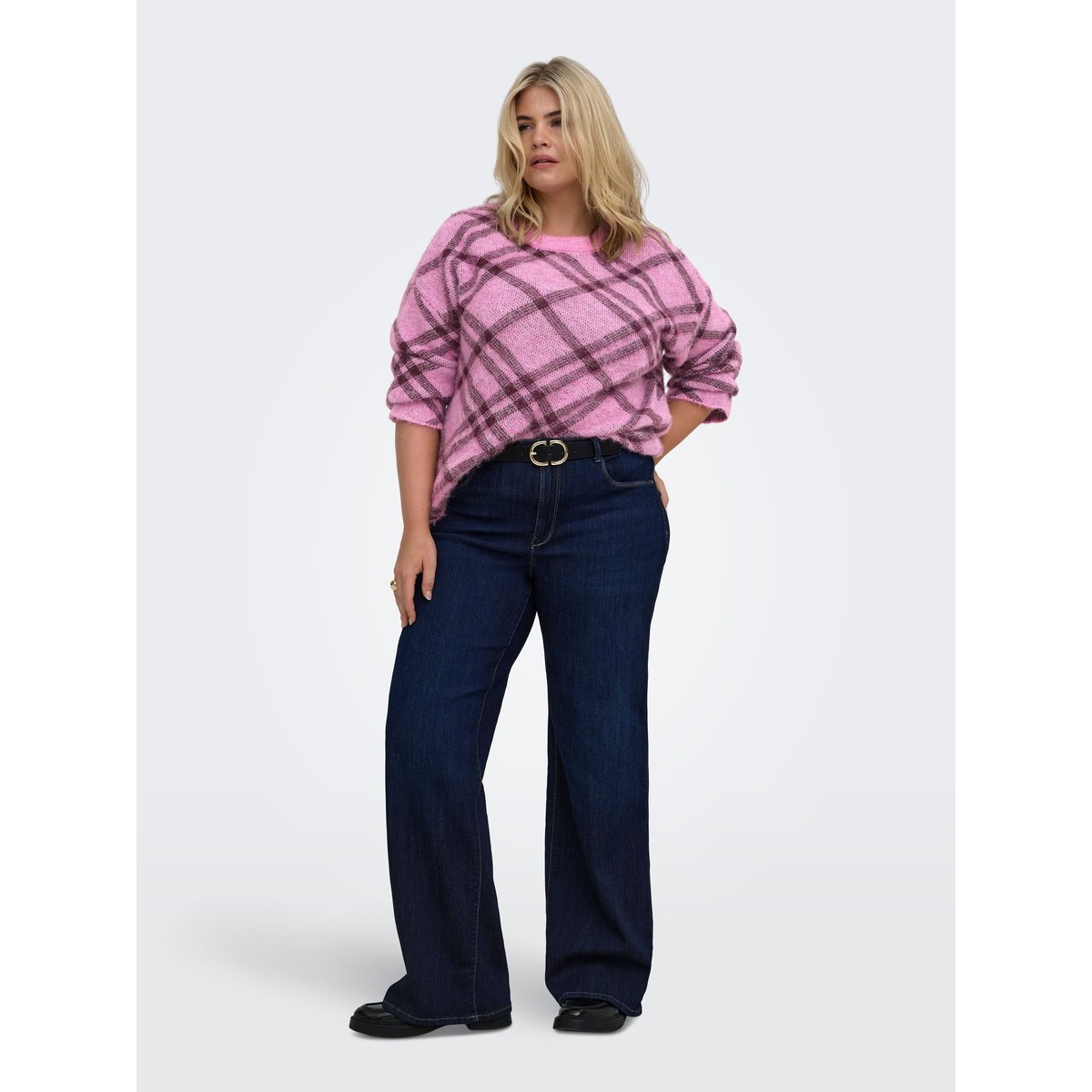 Pull En Maille cyclamen, ONLY CARMAKOMA