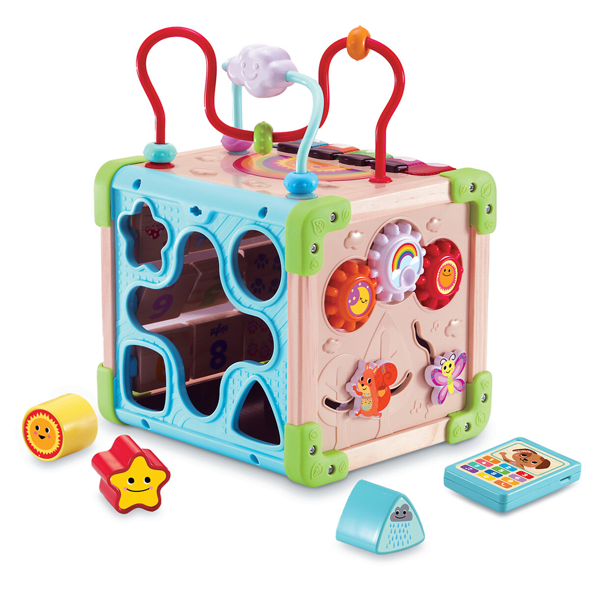 Cube nature interactif multiactivité multicolore, VTECH