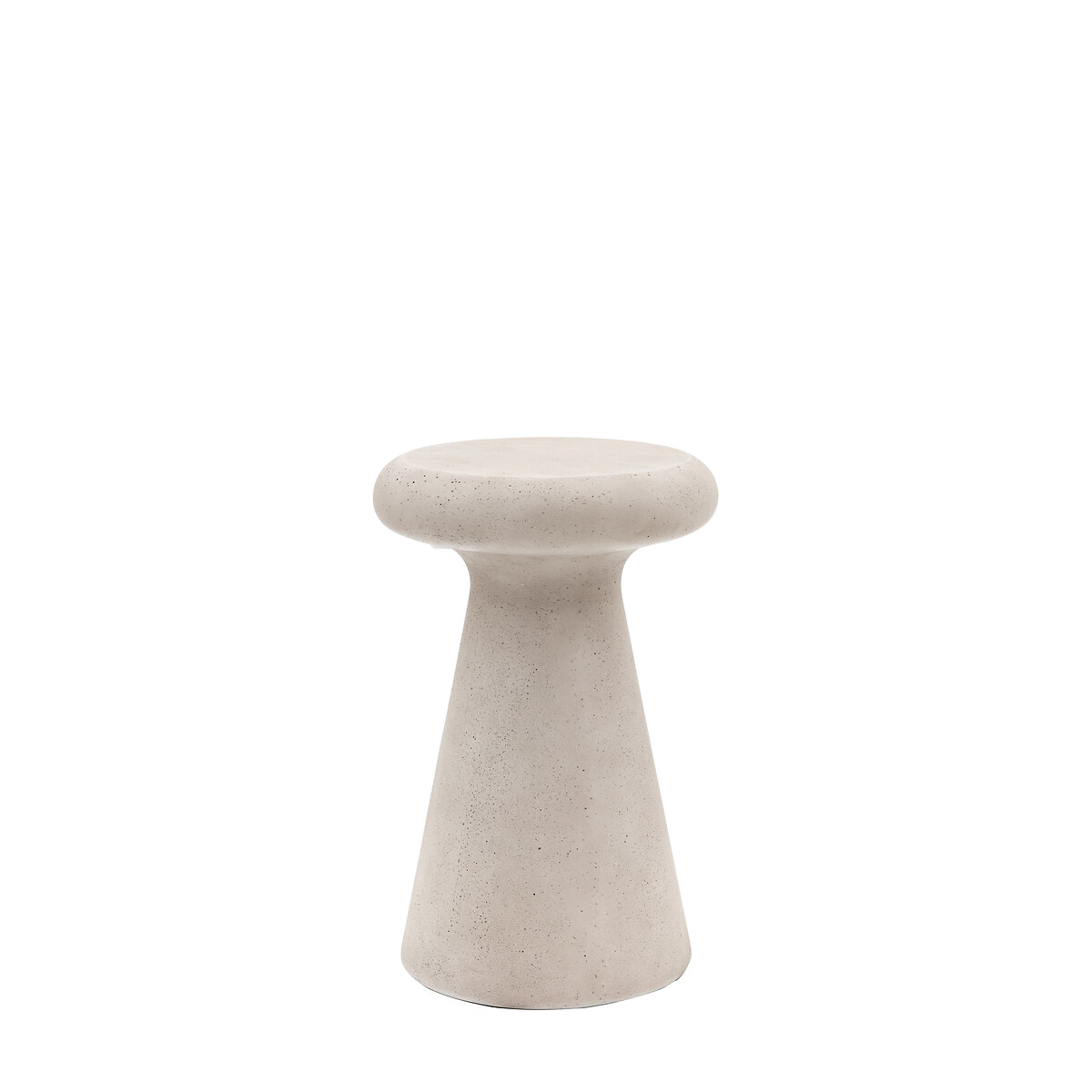 Payson Round Concrete Side Table grey, SO'HOME