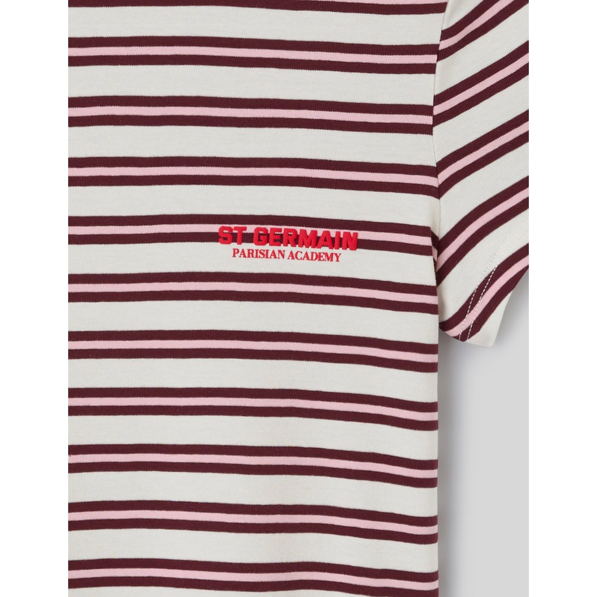T-shirt rayé multicolore, BZB