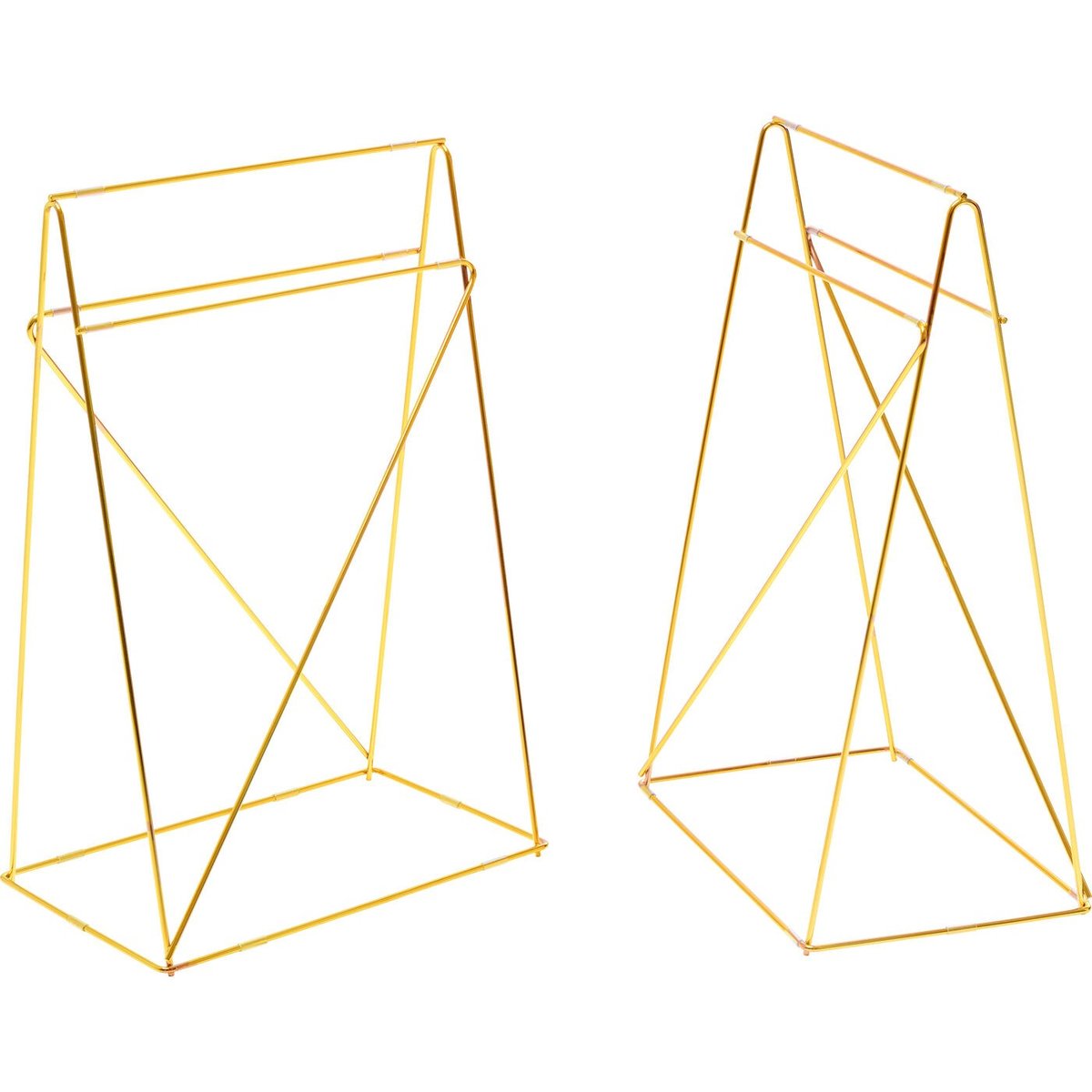 Tréteaux de bureau en acier, POLAR doré, KARE DESIGN