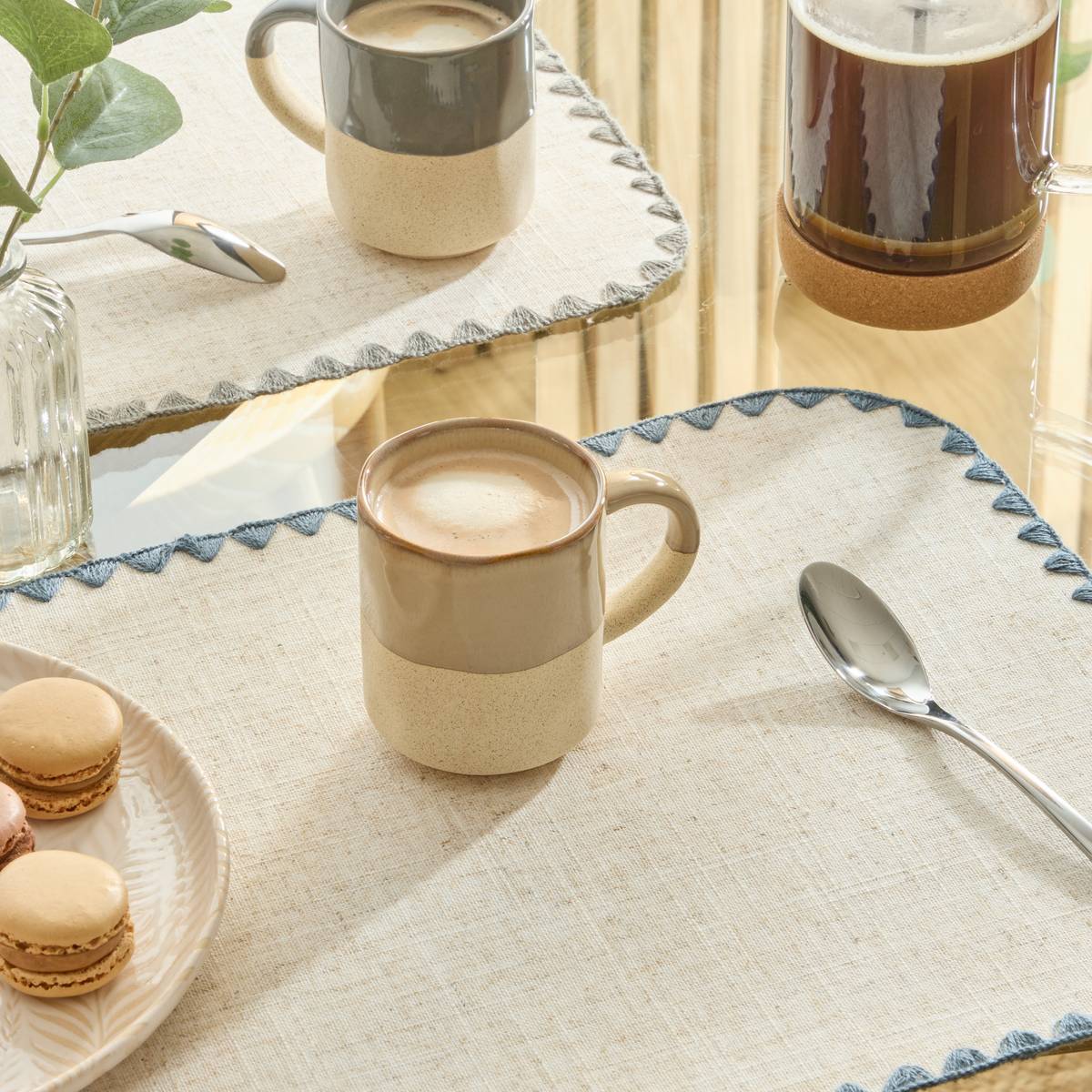 Mug 20cl KATE beige, ATMOSPHERA
