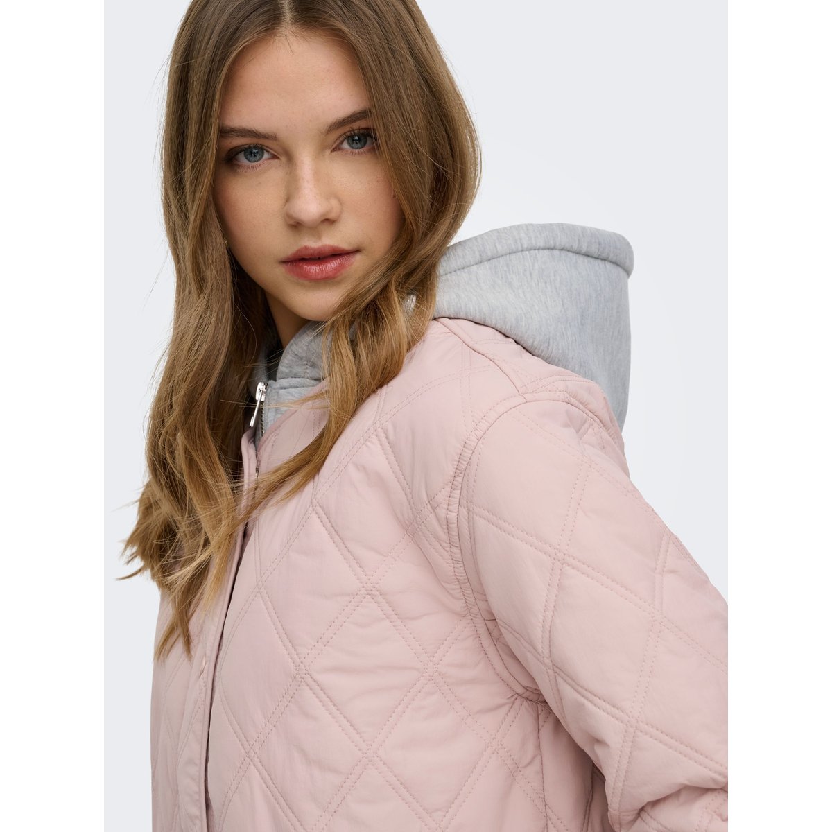 Veste Matelassée adobe rose, ONLY