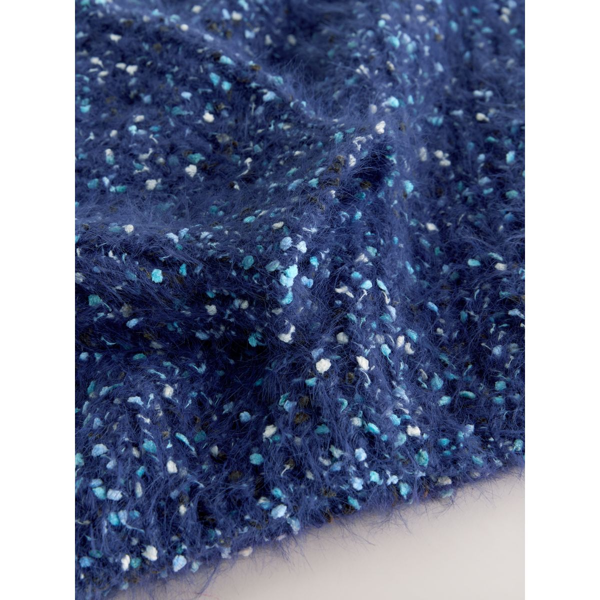 Pull col v en maille texturée neppy bleu marine, NEXT
