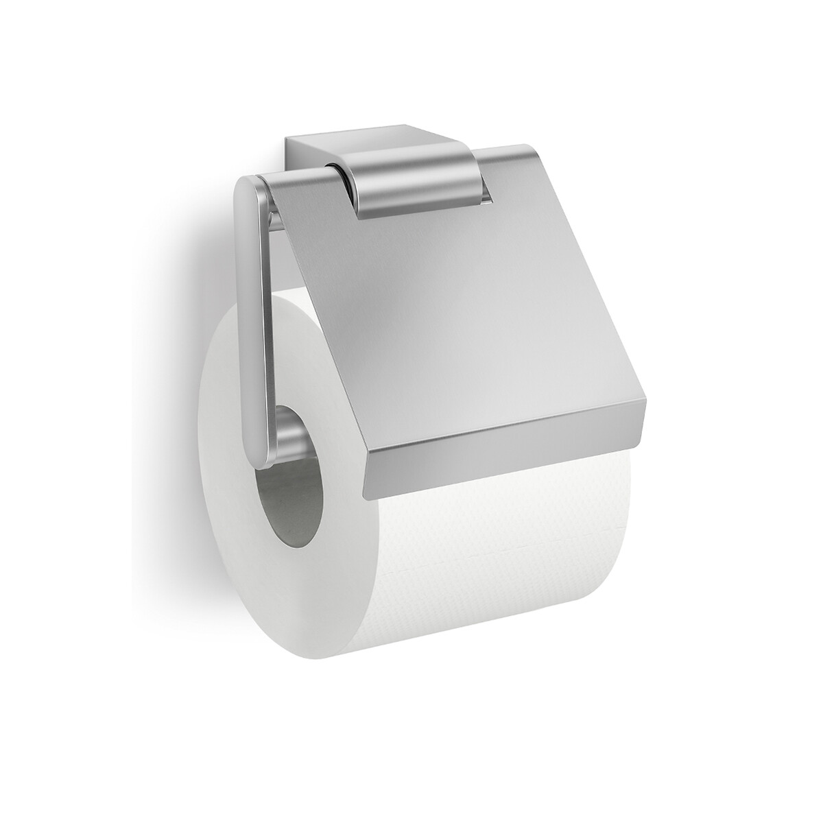 Suporte para rolo de papel higiénico com tampa Atore, ZACK inox, ZACK
