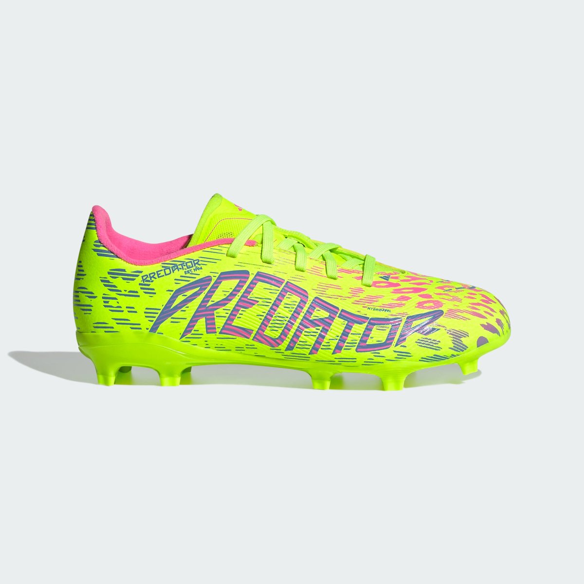 Chaussure Predator League Terrain souple/Multi-surfaces Enfants lucid lemon / blue fusion / lucid pink, adidas Performance