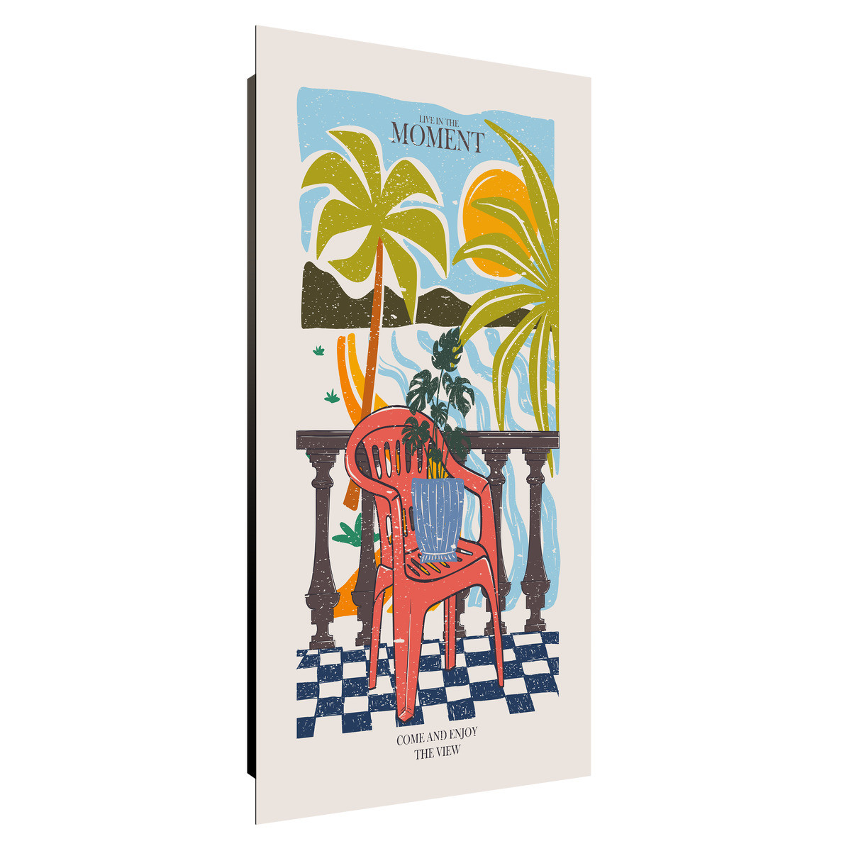 Tableau Sur Verre Synthétique Moment De Douceur ILLUSTRATION tableau en verre synthétique, CEANOTHE