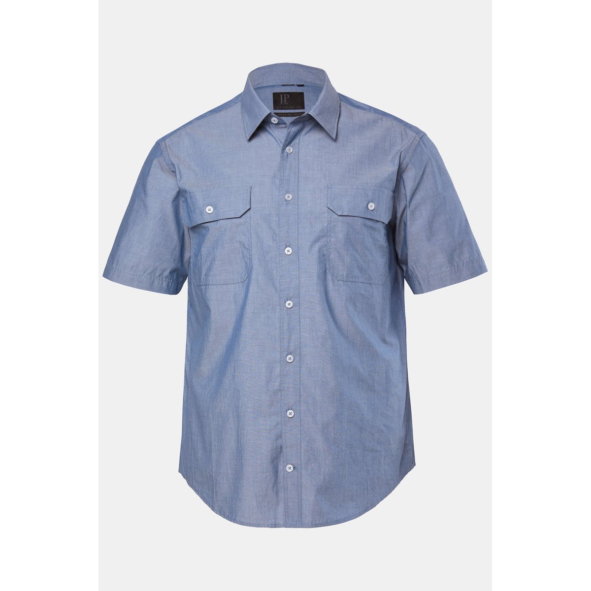 Chemise JP 1880 en chambray bleu jean, JP1880