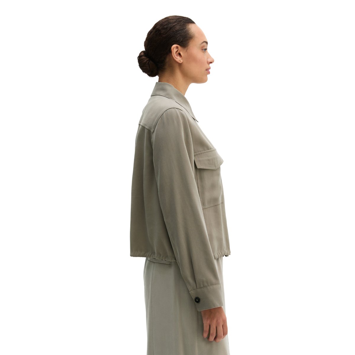 Survêtement régulier en viscose lavée marron, MARC O'POLO
