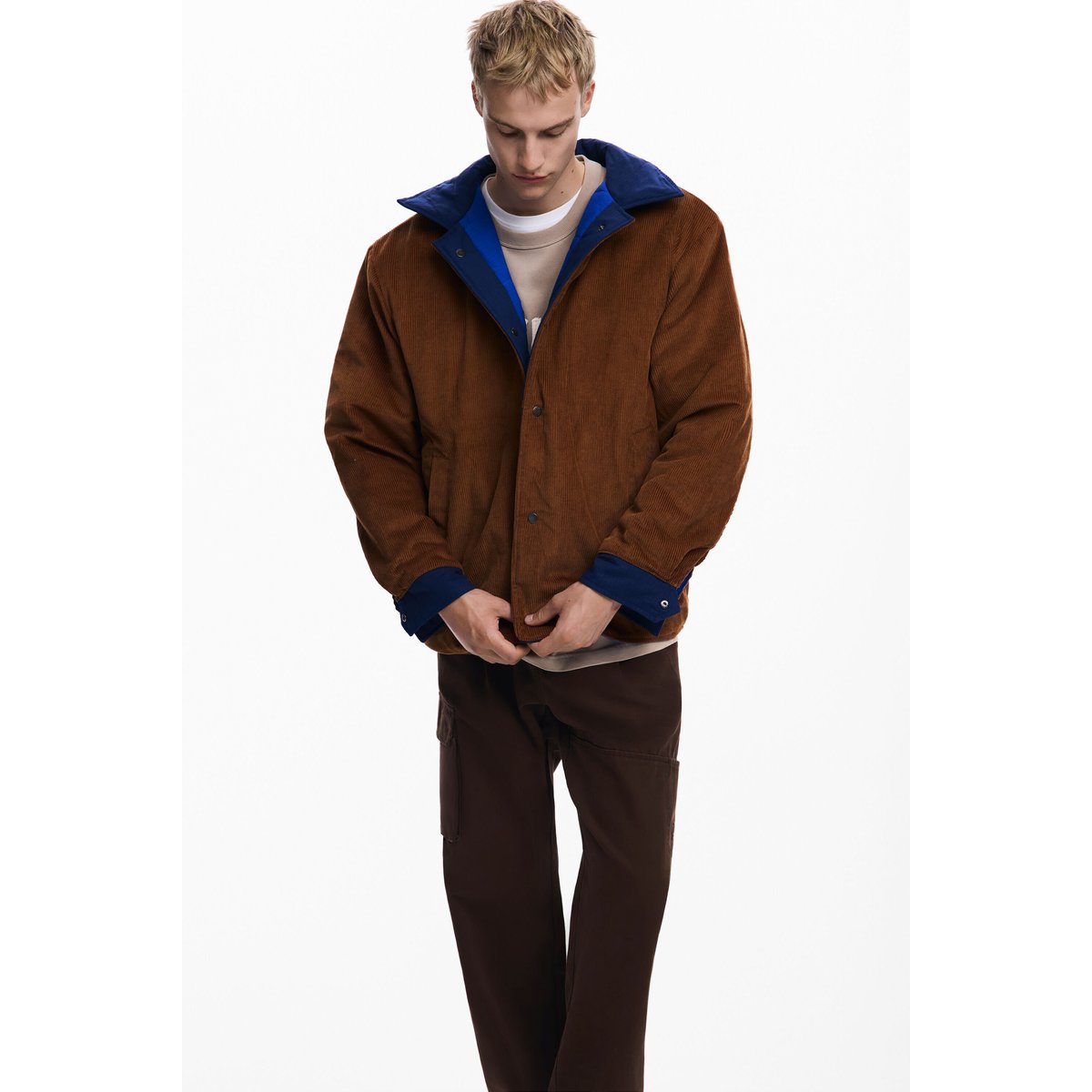 Veste matelassée réversible bleu, DESIGUAL