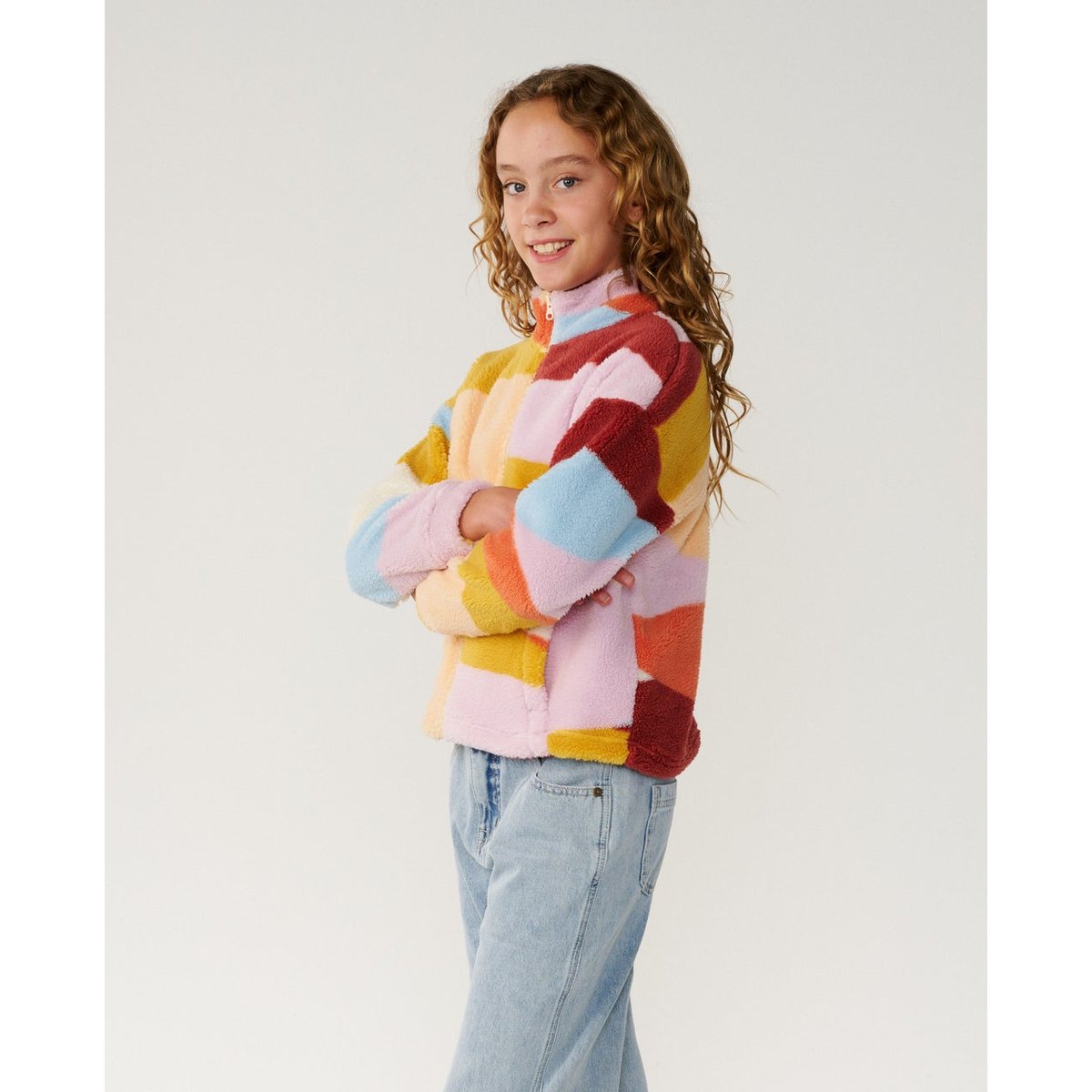 Polaire zippée enfant RETRO Swell multi, RIP CURL