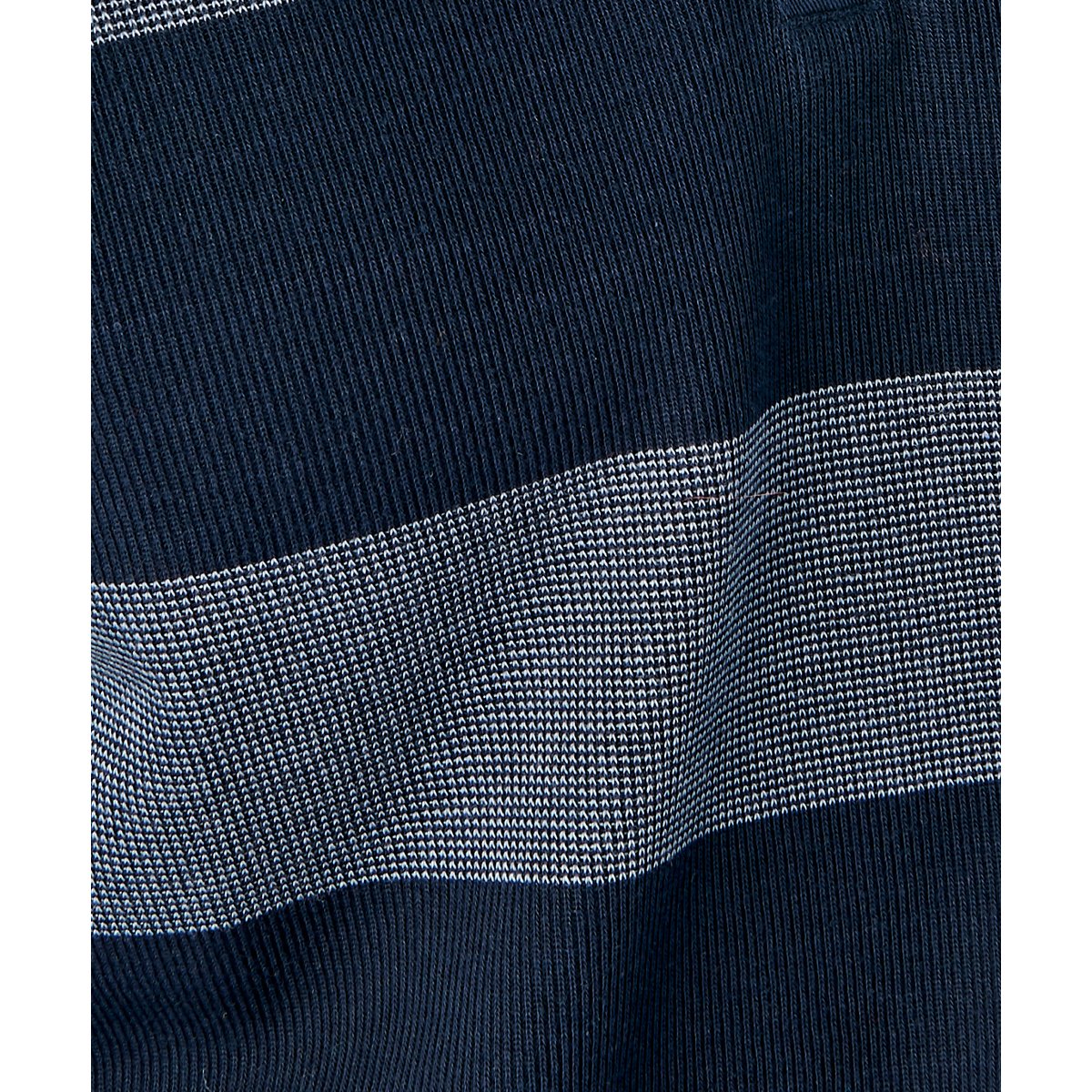 Sweat à rayures pur coton bleu rayé marine, DAMART
