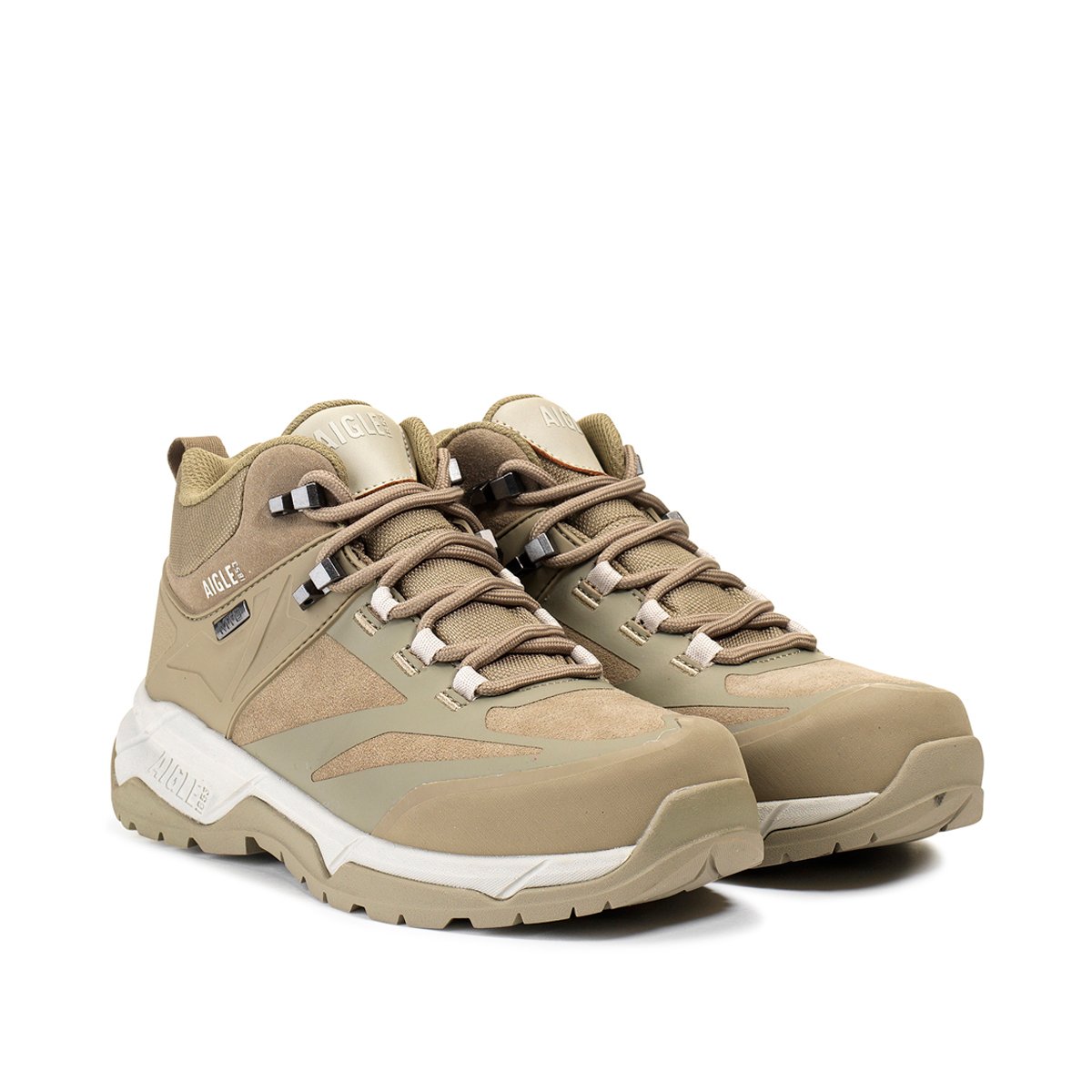 Chaussures de randonnée hautes PALKA MTD beige, AIGLE