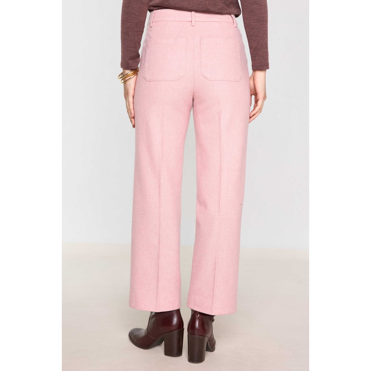 Pantalon large MELINA rose, Maison 123