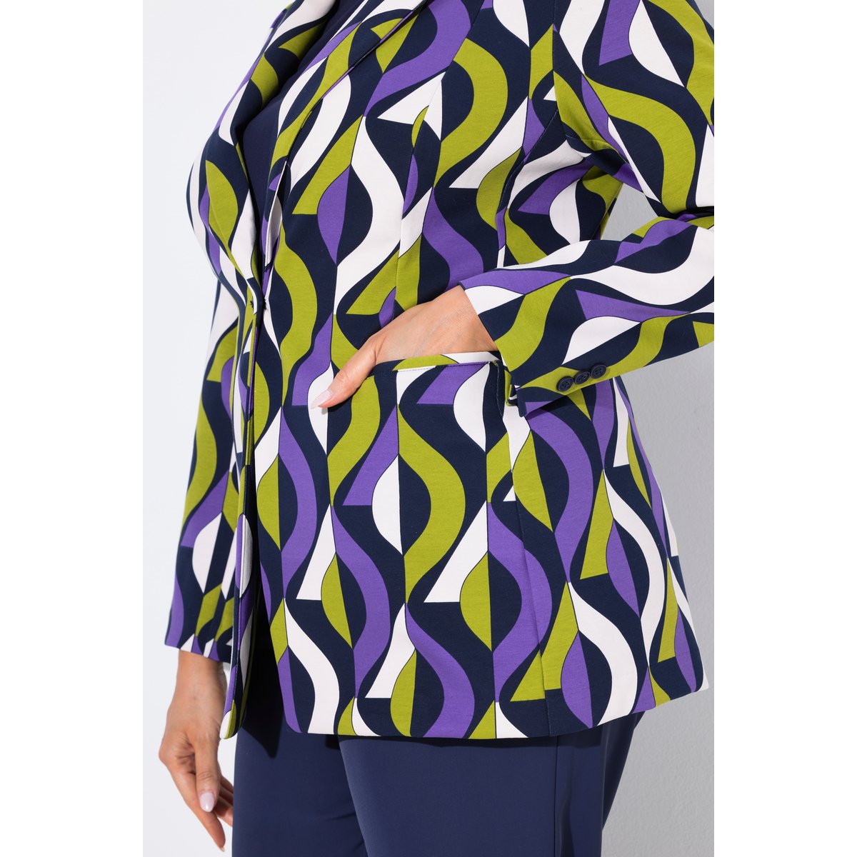 Blazer point de Rome marine, ULLA POPKEN