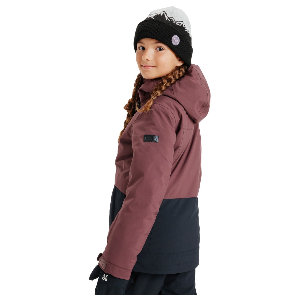 Veste de snow technique DAWNRAE PARKA. rouge huckleberry, ROXY
