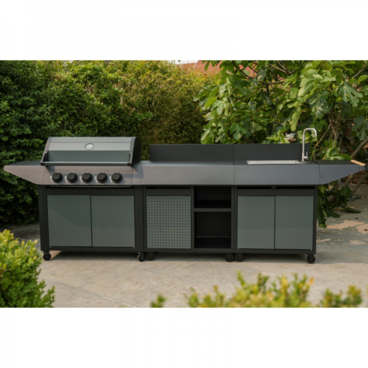 Cuisine, BURN 80 PRENIUM noir, COOK IN GARDEN