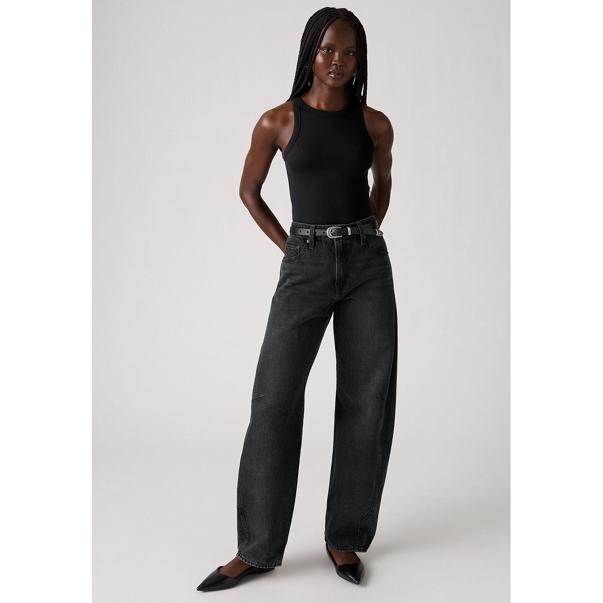 Baggy dad barrel jeans rebel edge barre, LEVI'S