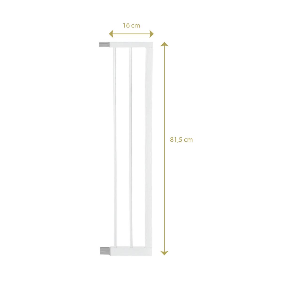 Barrière de porte à pression Easylock Plus métal104,5 cm 112,5 cm couleur unique, GEUTHER