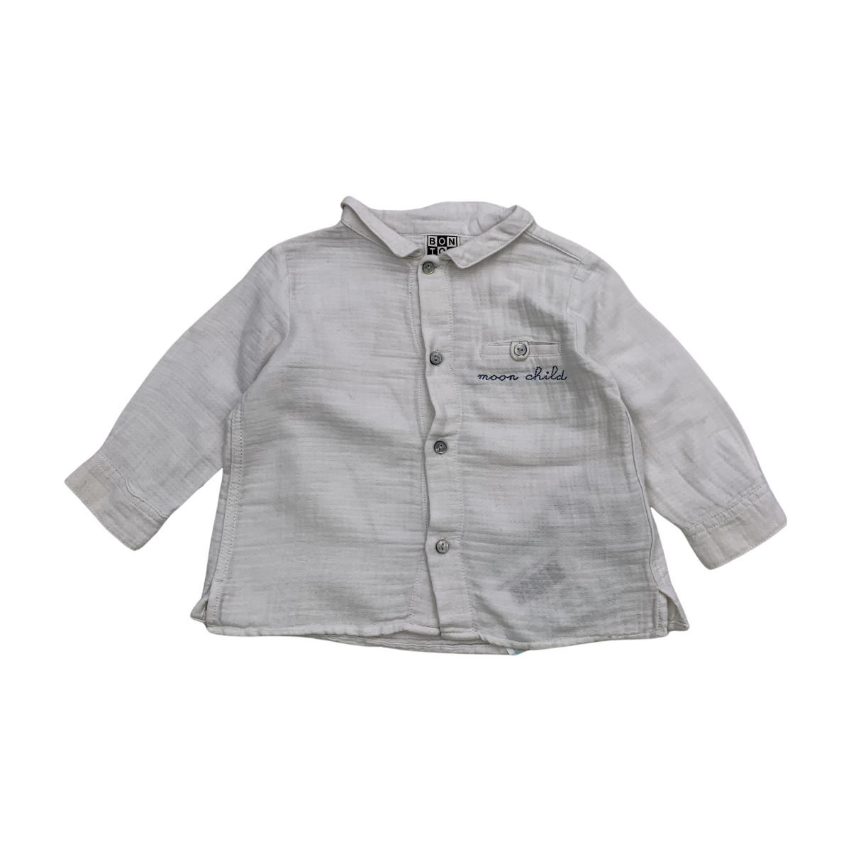 Chemise bébé - Très bon état blanc, BONTON