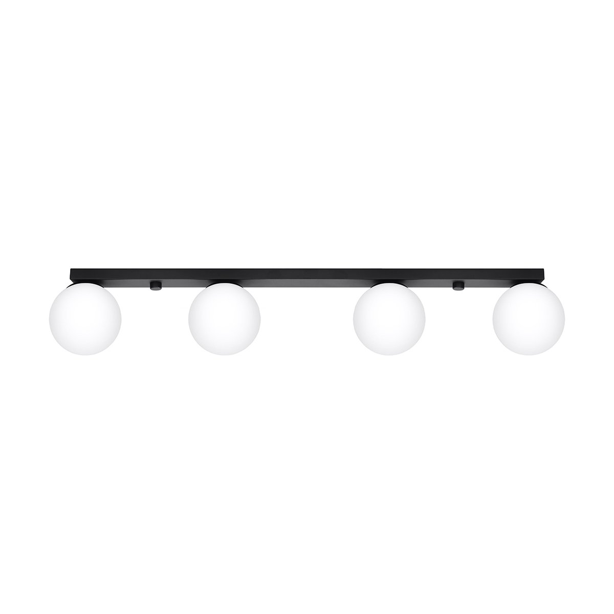 Plafonnier Acier Noir G9 4 Yoli noir, EDEN