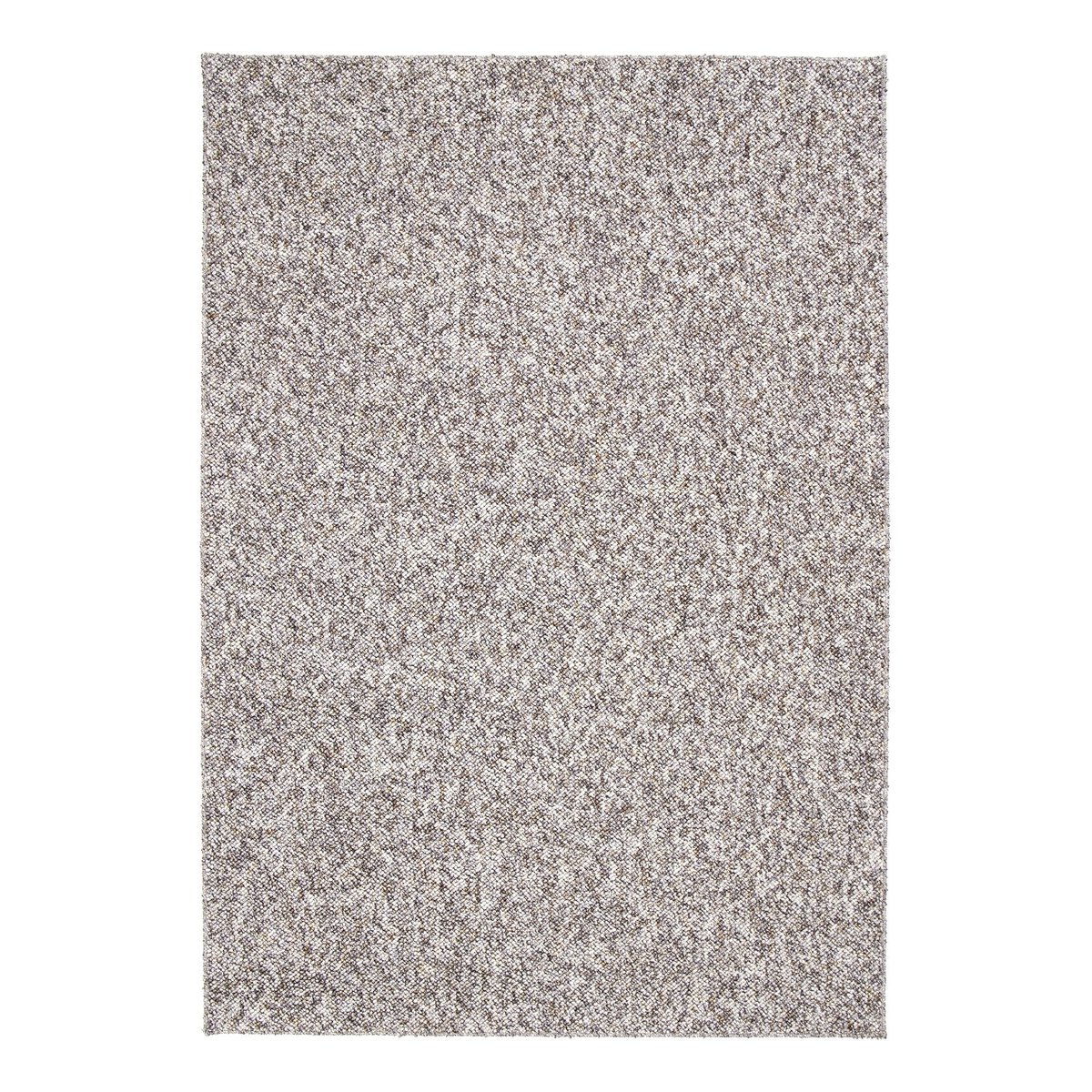 Tapis intérieur bouclé aspect laineux lavable SANDSTONE taupe, AFK LIVING