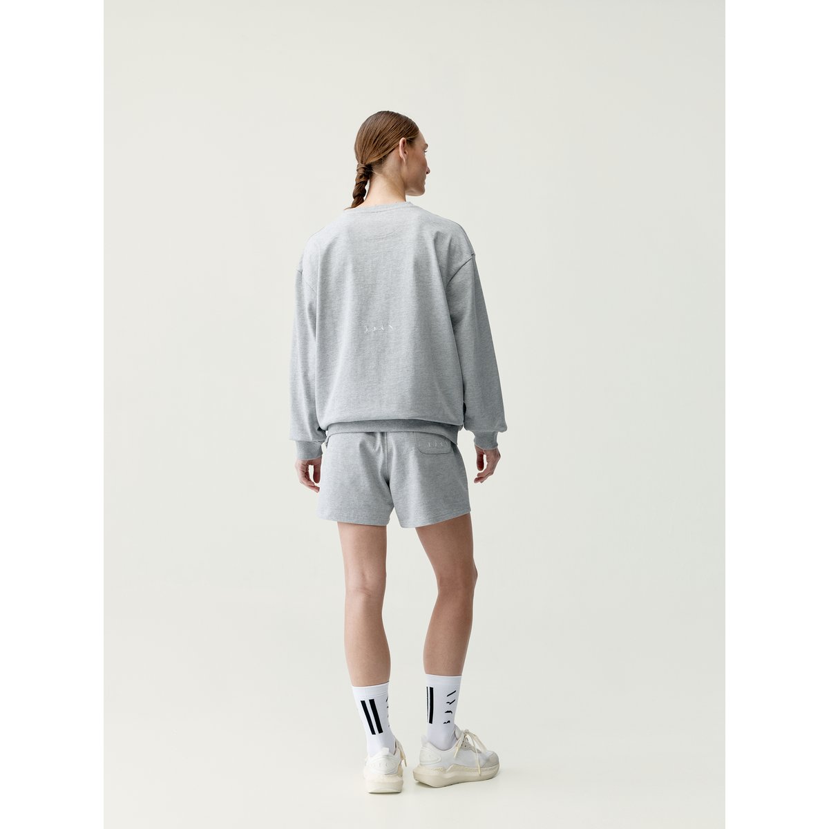 Sweat Recovery sans capuche Performance COURT gris clair, BORN
